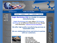 Tablet Screenshot of eaglemachiningusa.com